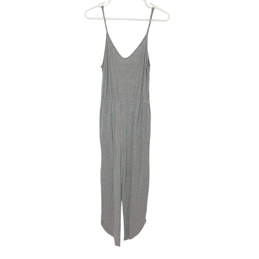 Out From Under Jumper Jumpsuit Womens Size Small Gray Sleeveless Cropped Romper